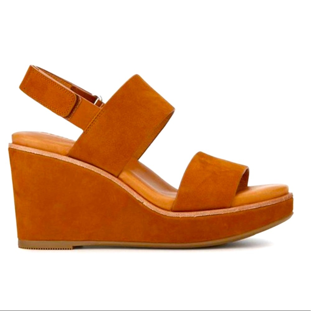 Gentle Souls by Kenneth Cole Hope Platform Wedge Slingback Sandals